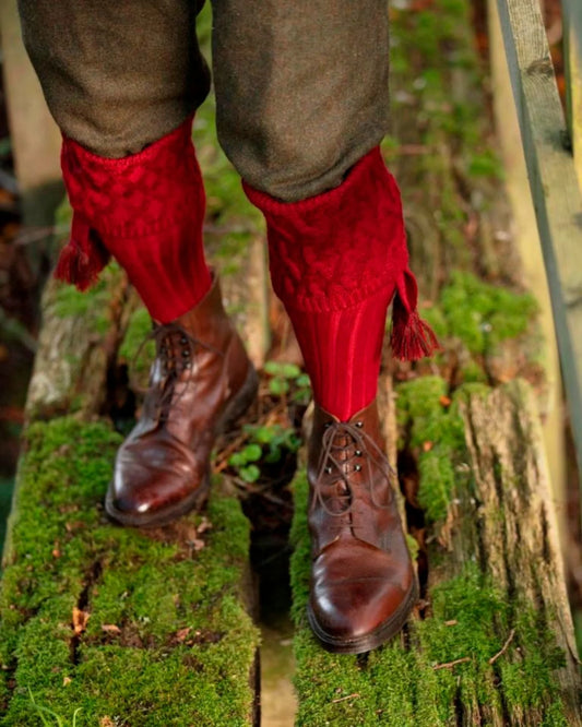 Chaussettes RANNOCH brick red