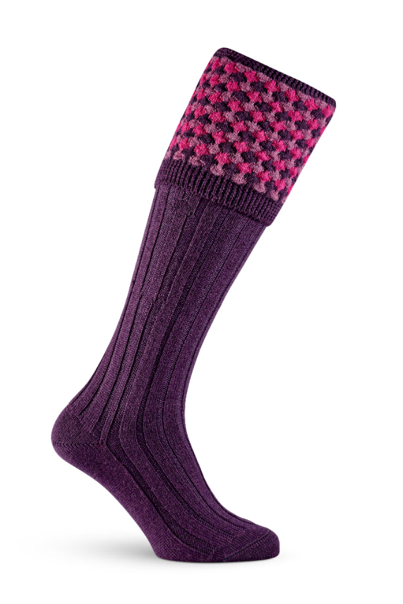 Chaussettes de chasse Earl Heather Pennine pour knickers