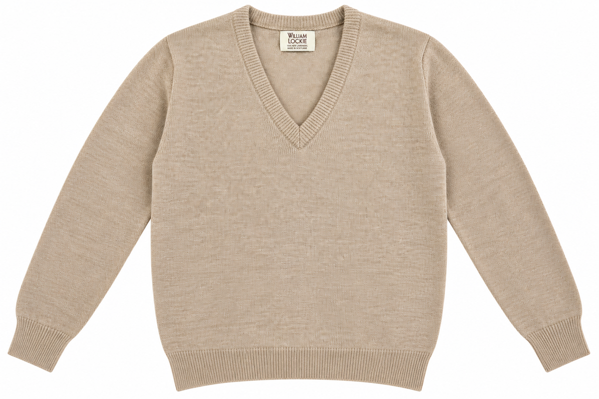 Pull en lambswool col V Homme - Colt - William Lockie