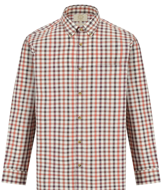 Chemise coton laine club check Homme - Mr Fox - Viyella