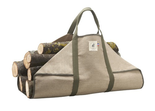 Linen Log Carrier