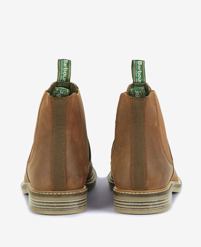 Farsley dark tan Chelsea boots