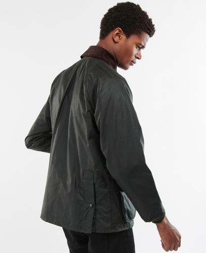 Veste huilée BEDALE sage