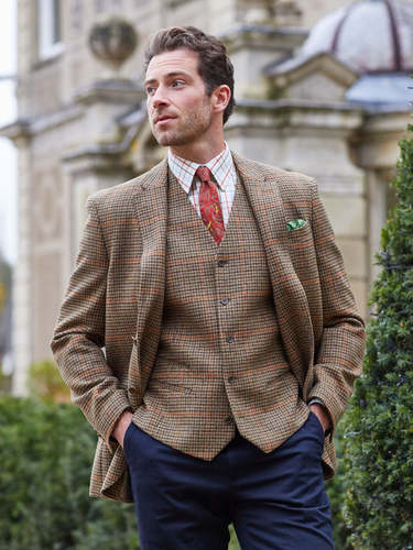 Gilet Surrey dos satin sycamore