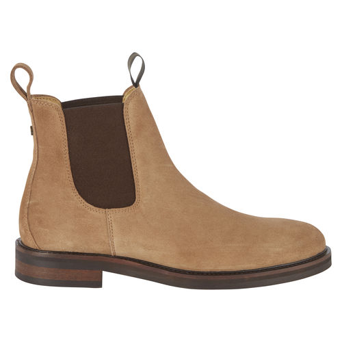 Sand suede Chelsea boots