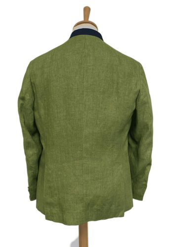 Veste autrichienne Murau grasgrun en lin