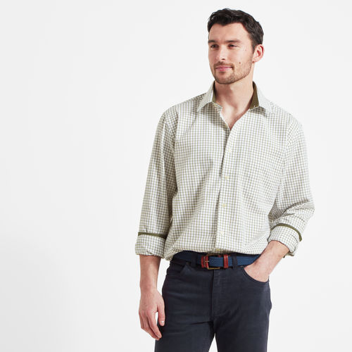 Chemise Cambridge olive