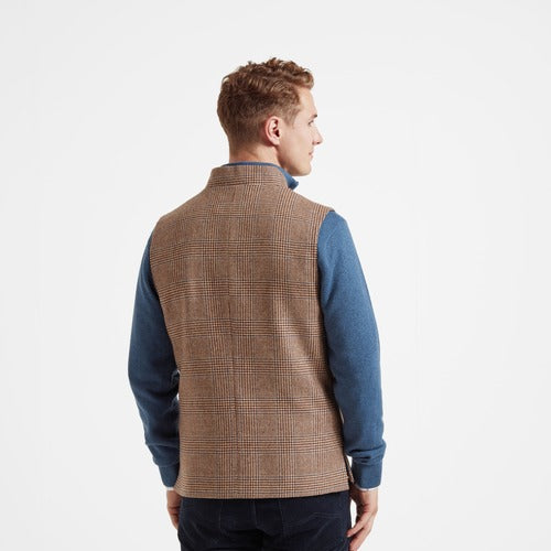 Gilet Berwick nehru tweed hawick