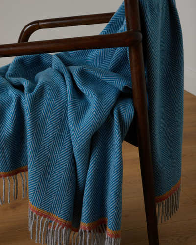 Plaid Slanney lambswool cashmere