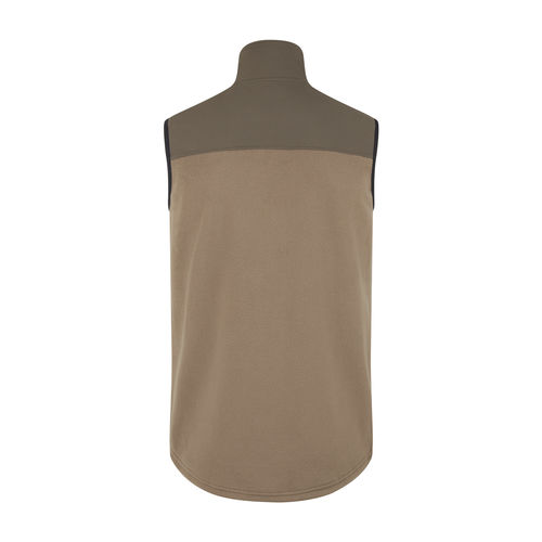 Gilet polaire Hybrid light bark