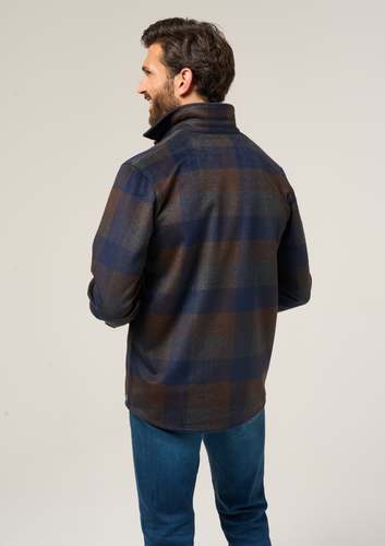 Sur chemise Ripley plaid navy