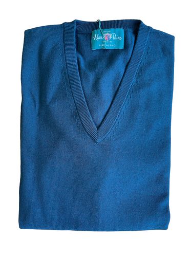 Millbreck merino V-neck sweater, 4 colors