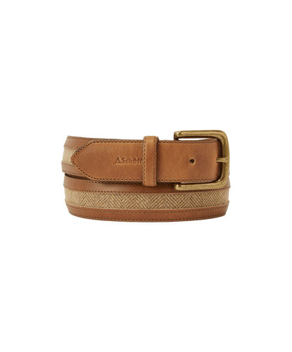 Ceinture cuir et tweed Hartington 2 coloris
