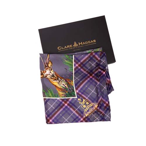 Carré Caledonia amethyst large