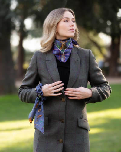 Carré Caledonia amethyst medium