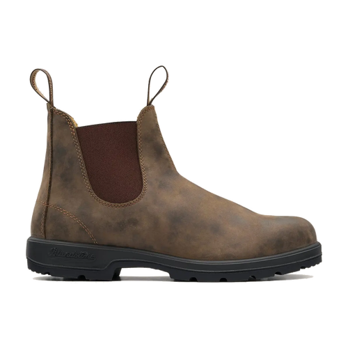 Classic rustic brown Chelsea boots
