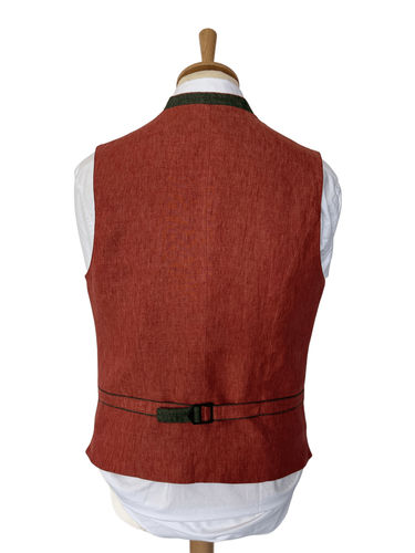 Gilet autrichien Walchsee lin 5 coloris
