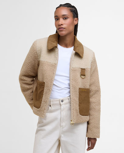 Women's Malena fleece jacket natural ecru