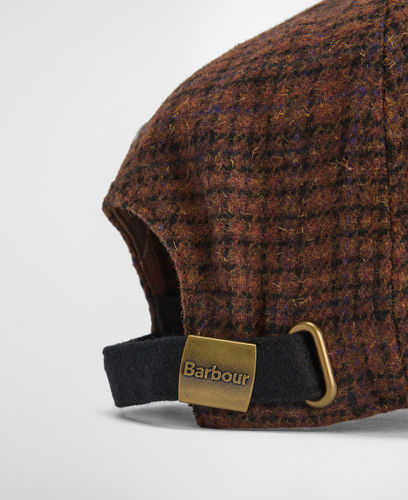 Clyde brown tweed sports cap