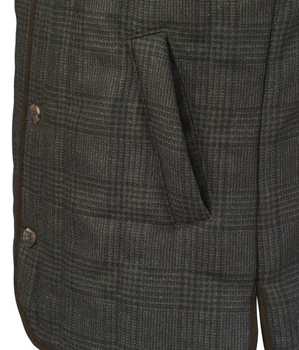 Quilted tweed vest Willow