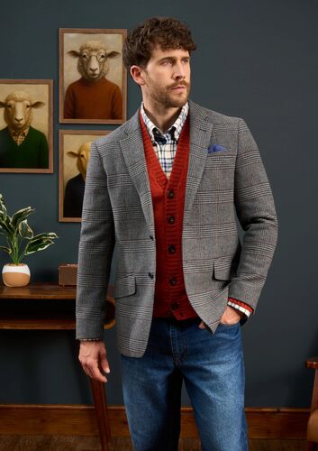 Surrey blue check jacket