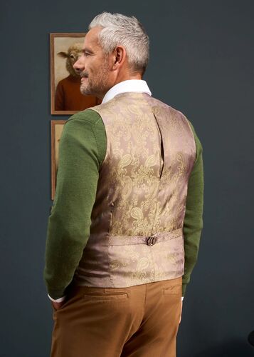 Gilet Surrey dos satin marsh