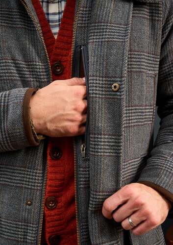 Surrey Coat Blue Check