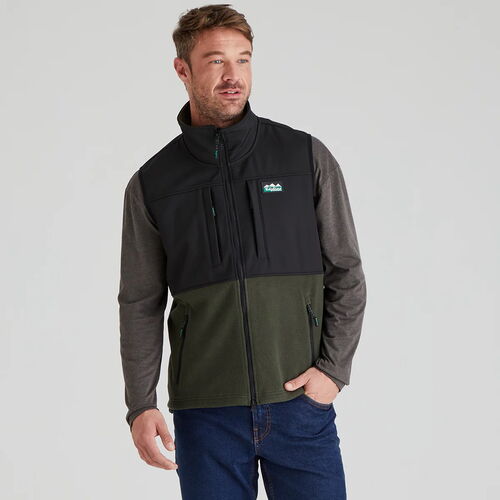 Gilet polaire Hybrid deep forest