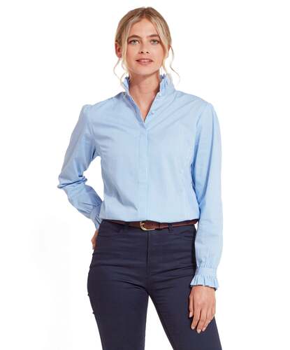Chemise Fakenham blue stripe femme