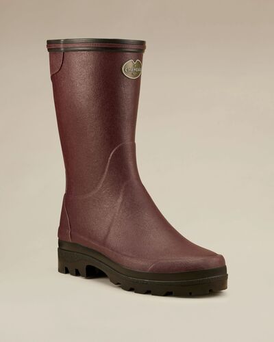 Bottillons GIVERNY jersey femme cherry