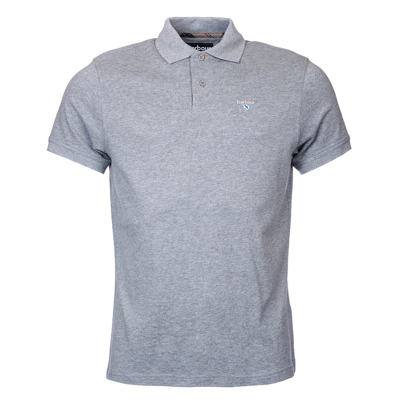 Polo tartan grey marl