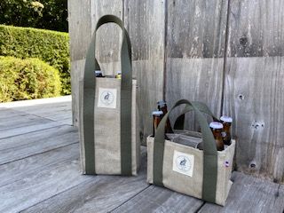 Porte bouteilles en lin