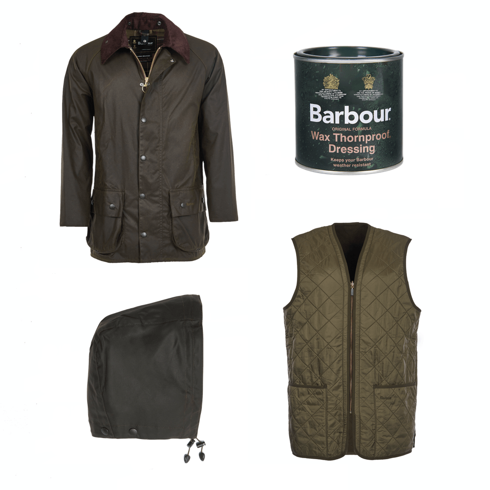 Pack BEAUFORT veste + gilet + capuche + wax