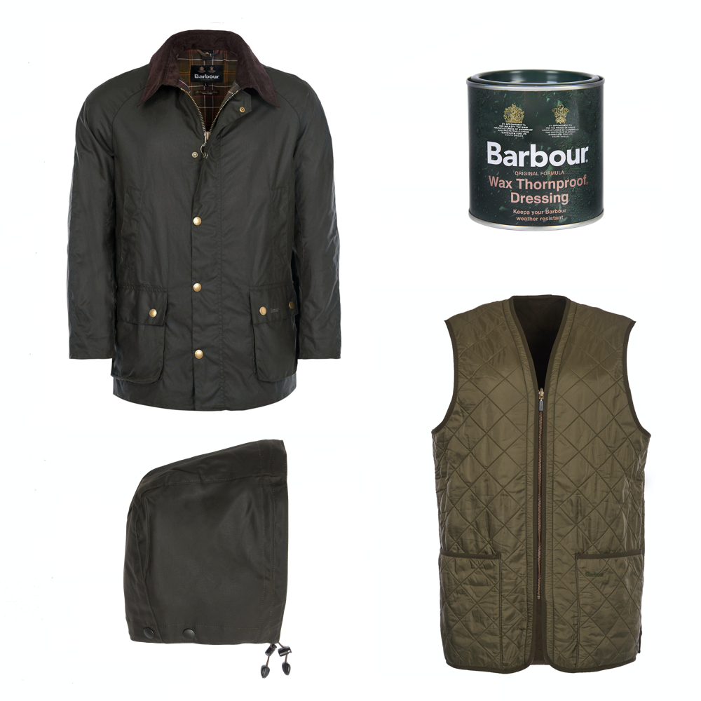 Pack Bedale veste + gilet + capuche + wax