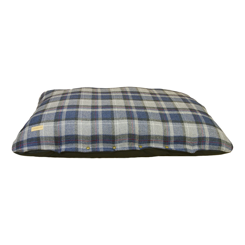 Coussins tweed grey check pour chien