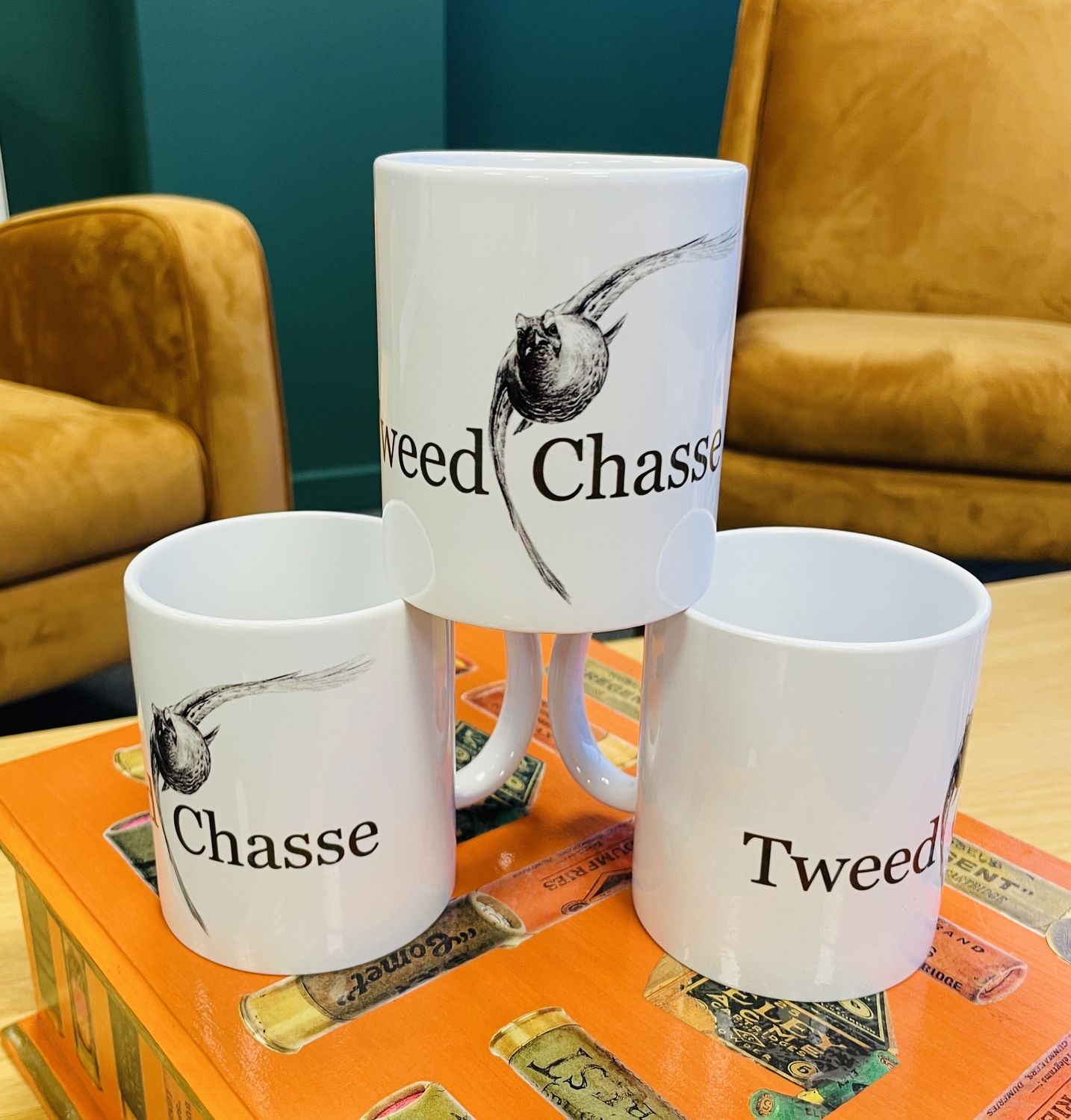 Mugs céramique grouse Tweedchasse