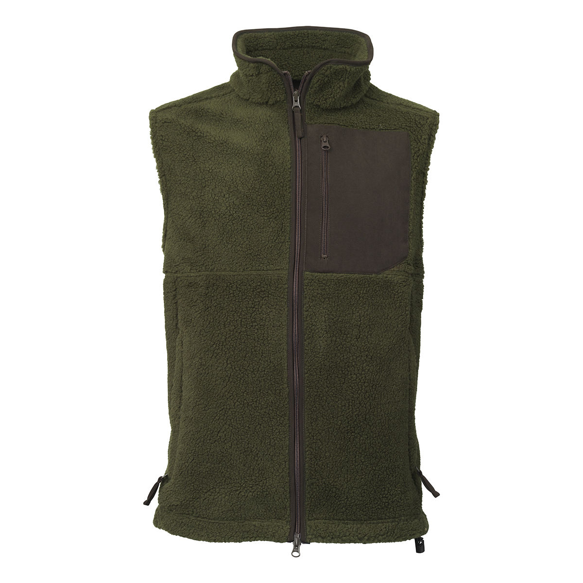 Gilet polaire sherpa Bear olive