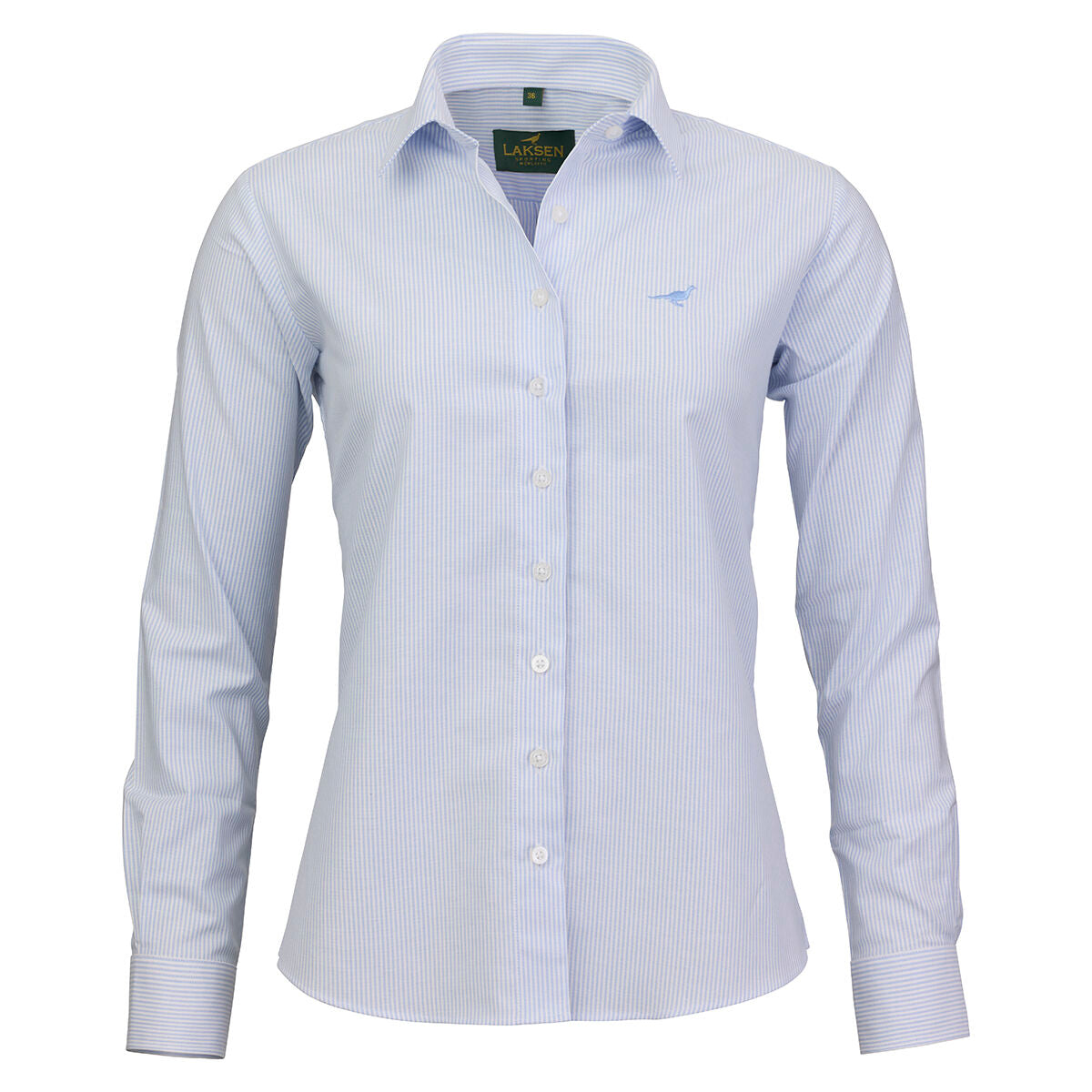 Stretch-Oxford-Hemd hellblau Damen