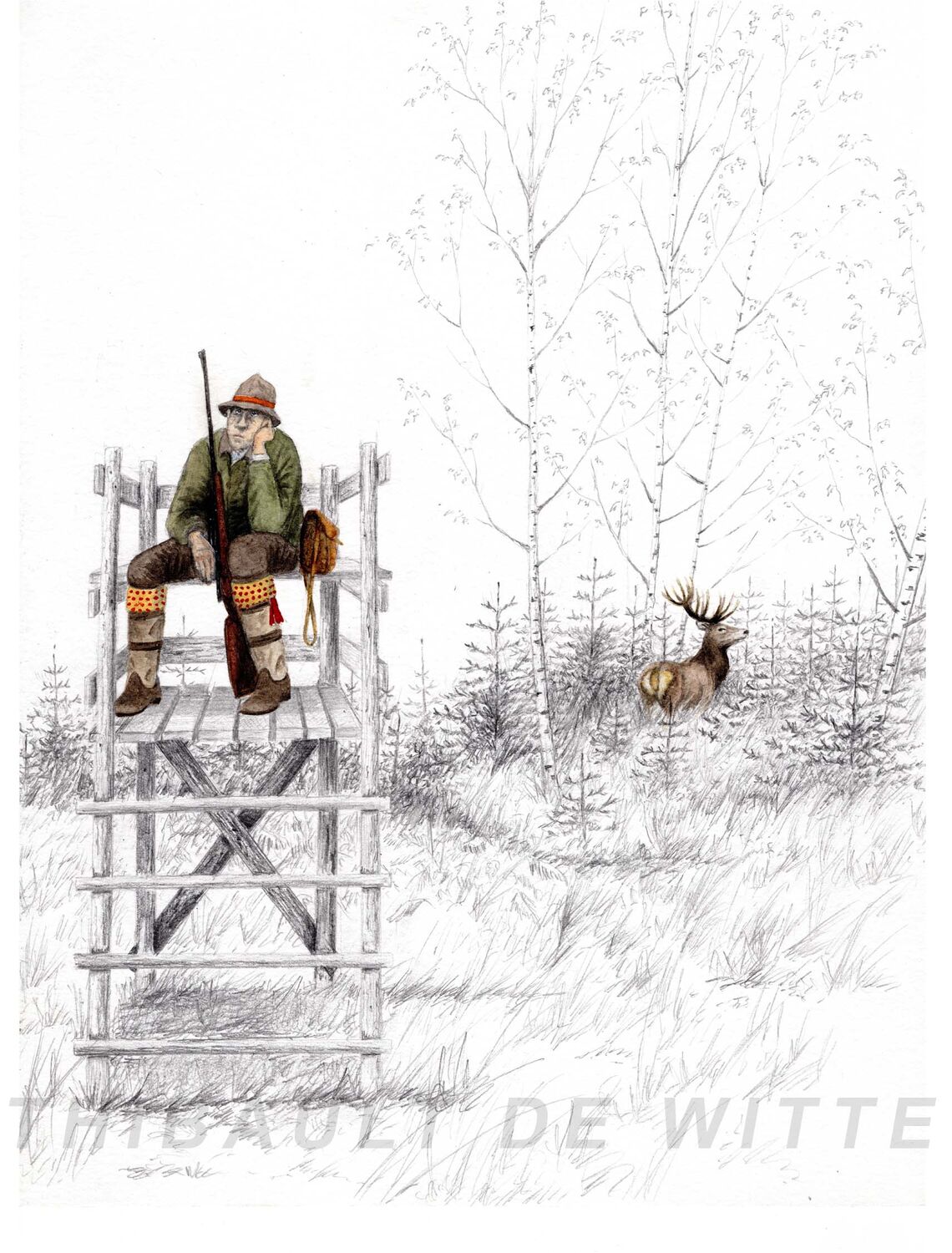 Tirages "Cerf dans le dos"