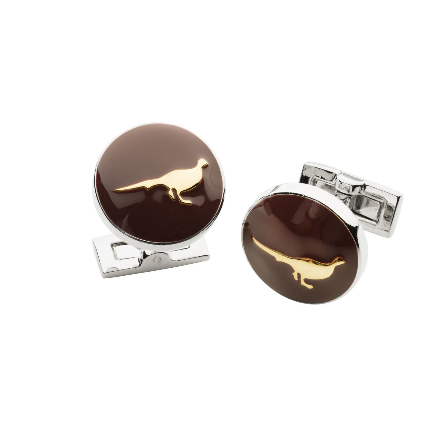 Boutons de manchette FAISAN burgundy
