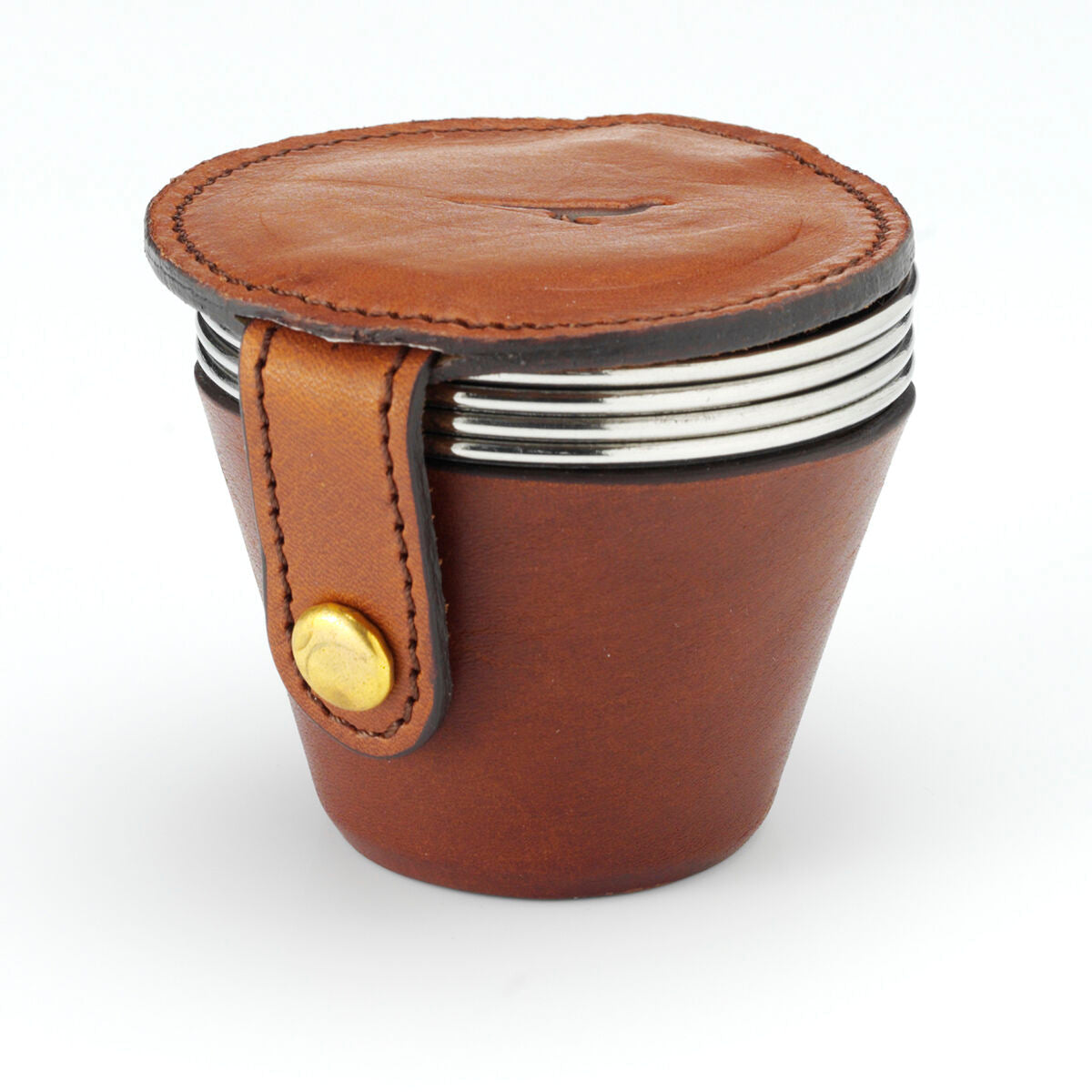 Tasses avec étui cuir