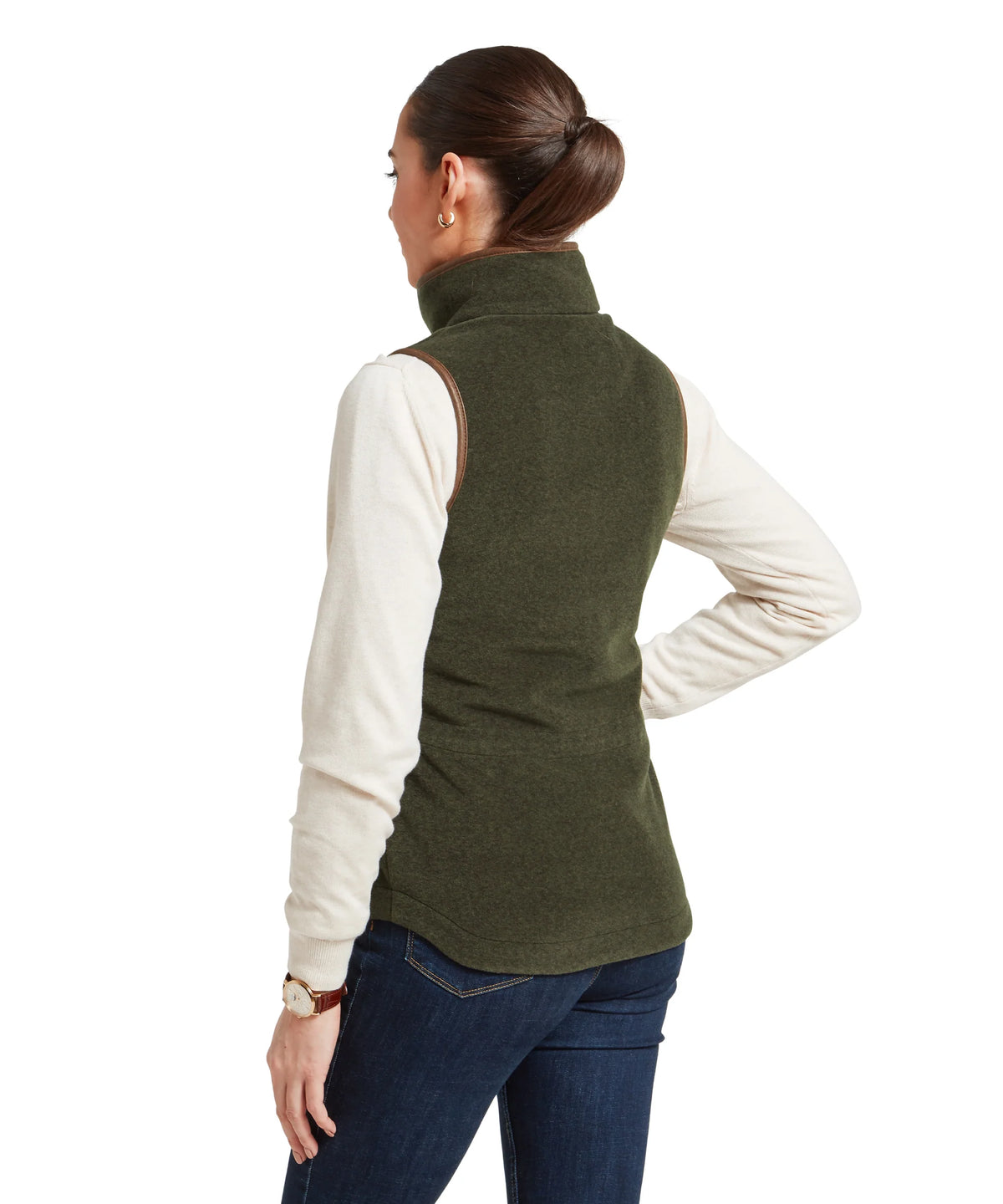 Gilet polaire Lyndon Femme - Dark olive - Schoffel