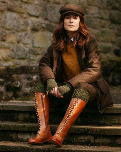Socks Lady RANNOCH dark olive