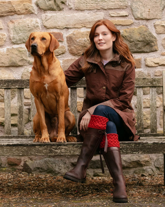 Chaussettes Lady RANNOCH chestnut