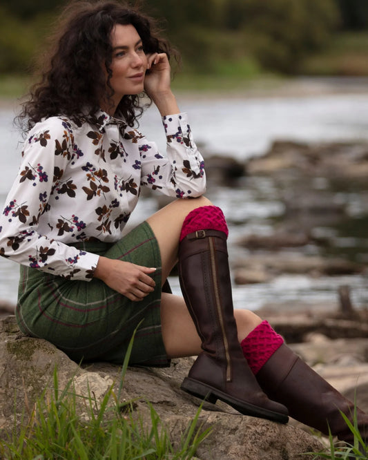 Chaussettes Lady RANNOCH fuchsia