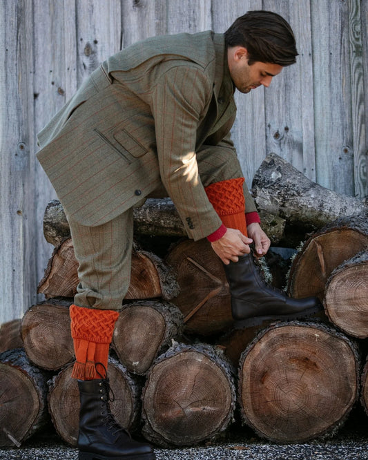 Chaussettes RANNOCH burnt orange