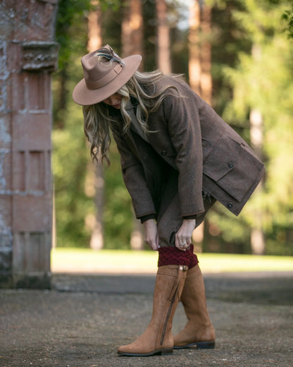 Chaussettes Lady RANNOCH burgundy