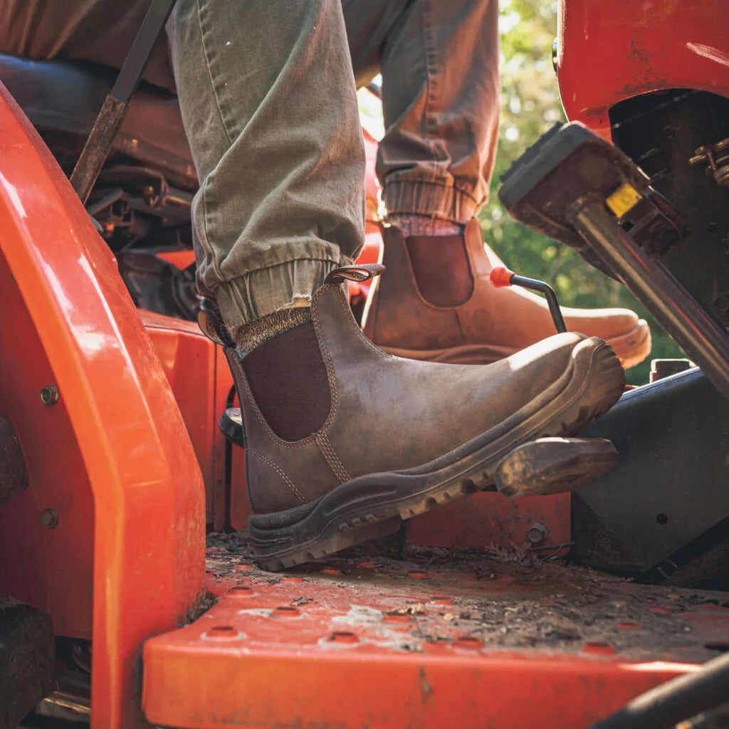 Boots sécurité Chelsea Mixte - #196 Rustic brown - Blundstone