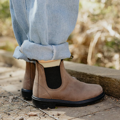 Boots Enfant nubuck Chelsea - #2593 Mushroom - Blundstone
