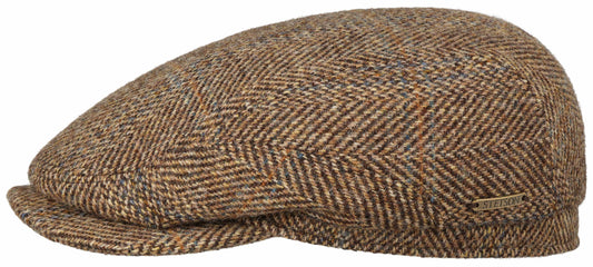 casquette plate driver harris tweed stetson